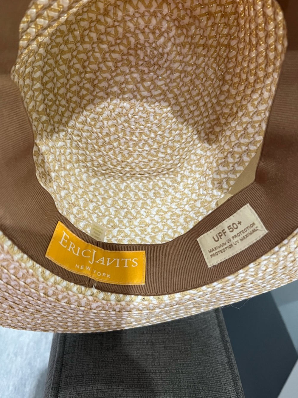 Eric Javits Western Straw Hat - Picture 10 of 10